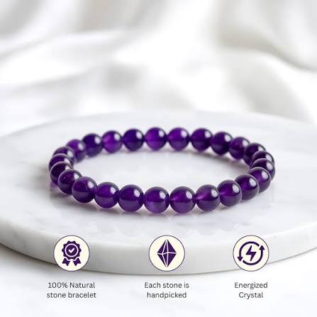 Read more about the article Amethyst Bracelet – The Stone of Peace, Wisdom & Positive Energy