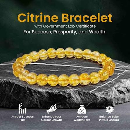 Read more about the article Citrine Bracelet – A Radiant Gemstone of Joy, Confidence & Everyday Elegance