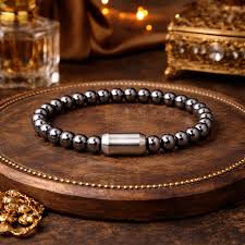 Read more about the article Hematite Bracelet – The Elegant Metallic Gemstone of Balance, Strength & Timeless Sophistication