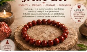 Read more about the article ❤️ Red Jasper Bracelet – A Powerful Symbol of Courage, Grounding, Stability & Inner Strength