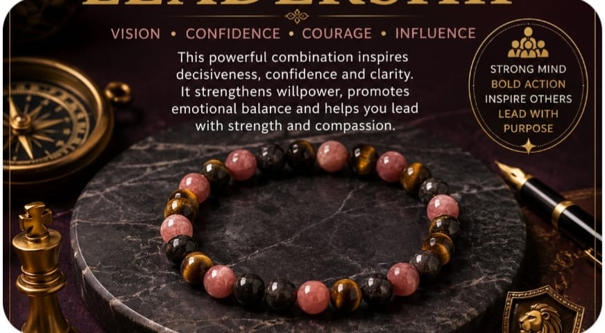 Read more about the article 👑 Leadership Bracelet – A Powerful Symbol of Confidence, Courage, Focus & Inspiring Leadership