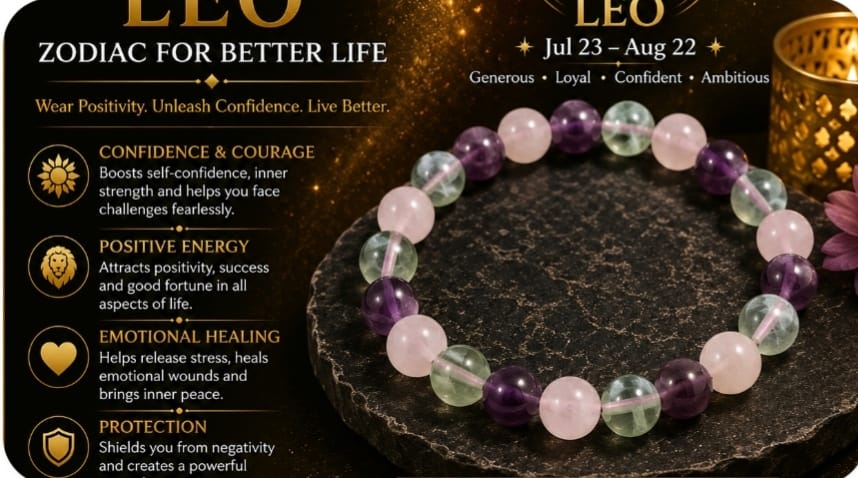 Read more about the article ♌ Leo Bracelet – A Symbol of Confidence, Courage, Leadership & Personal Power