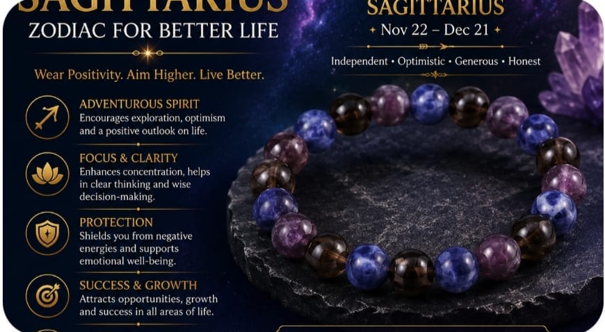 Read more about the article ♐ Sagittarius Bracelet – A Symbol of Freedom, Adventure, Confidence & Positive Growth